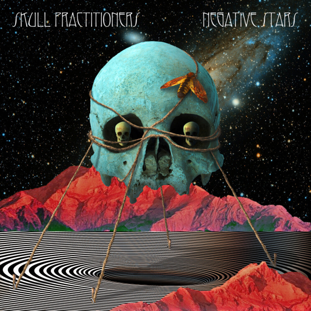 the album cover for Skull Practitioners - Negative Stars