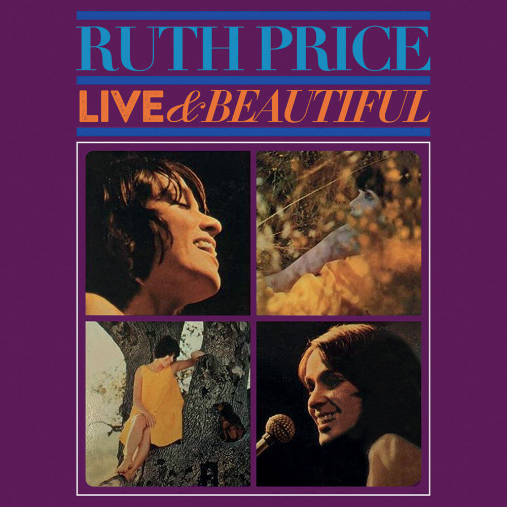 the album cover for Ruth Price - Live And Beautiful (Mod)