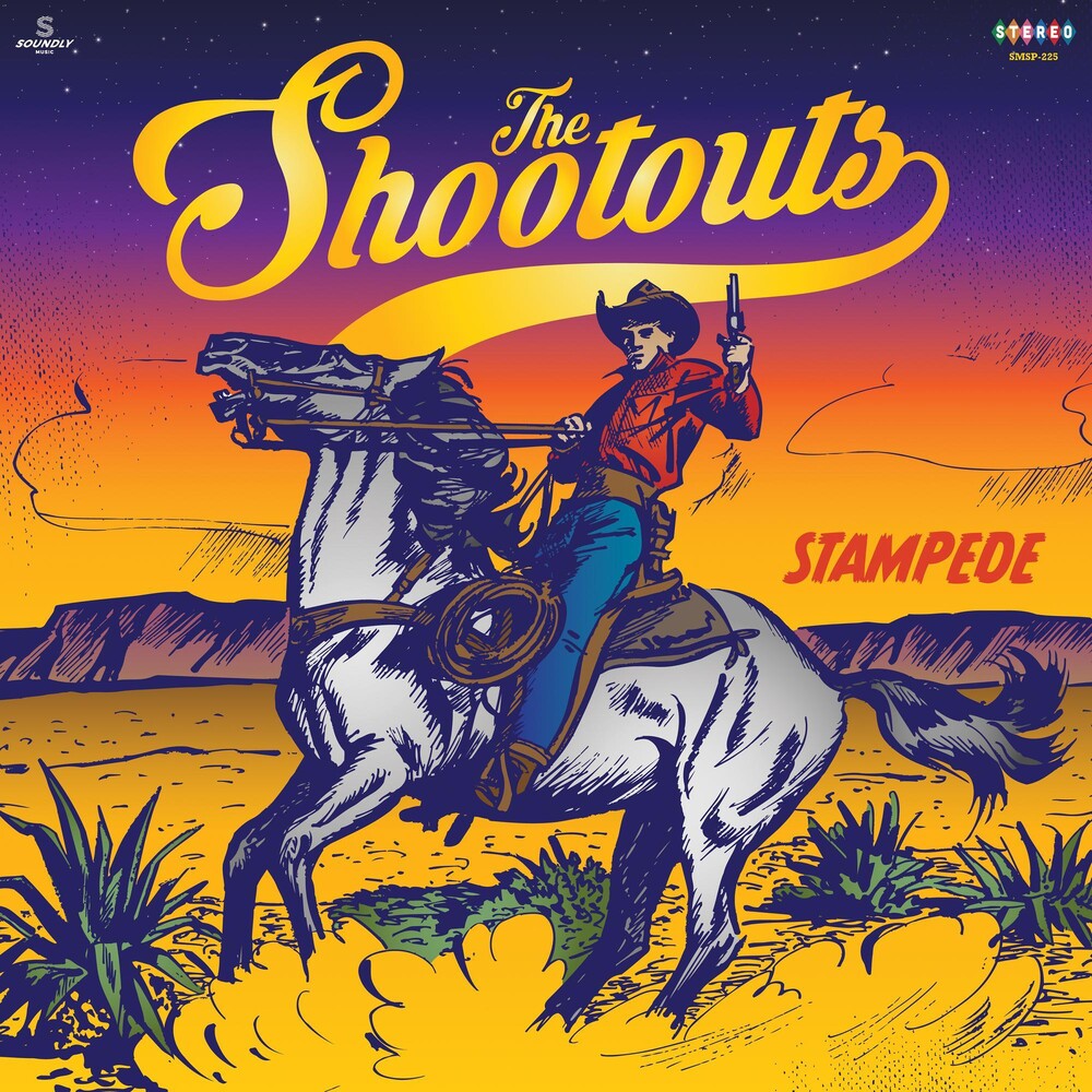 the album cover for The Shootouts - Stampede