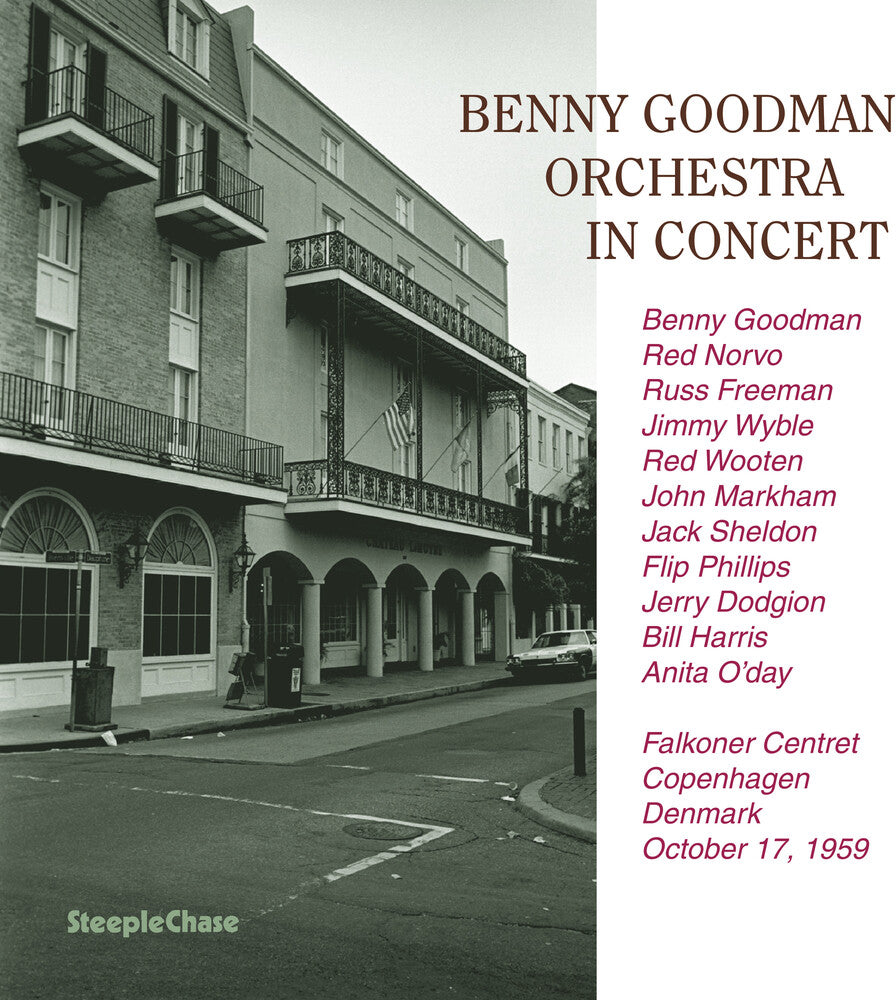 the album cover for Benny Goodman - In Concert