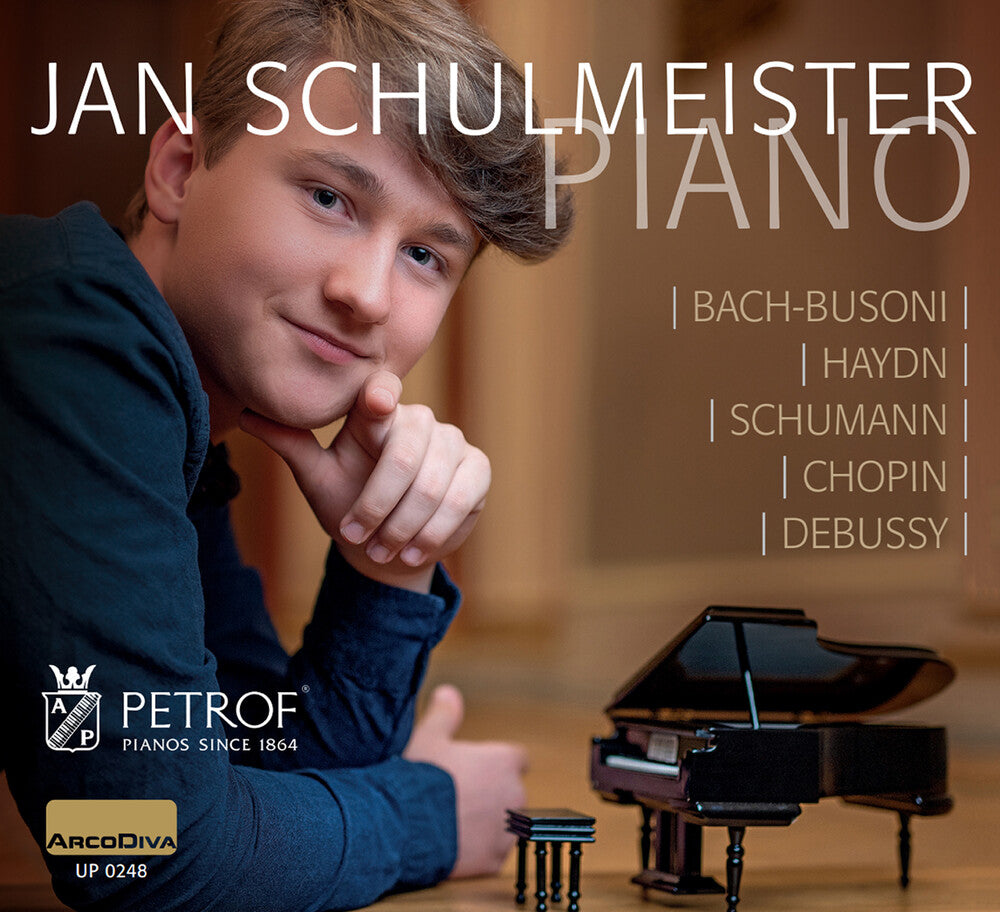 the album cover for J Bach .S. / Chopin / Debussy / Haydn - Piano