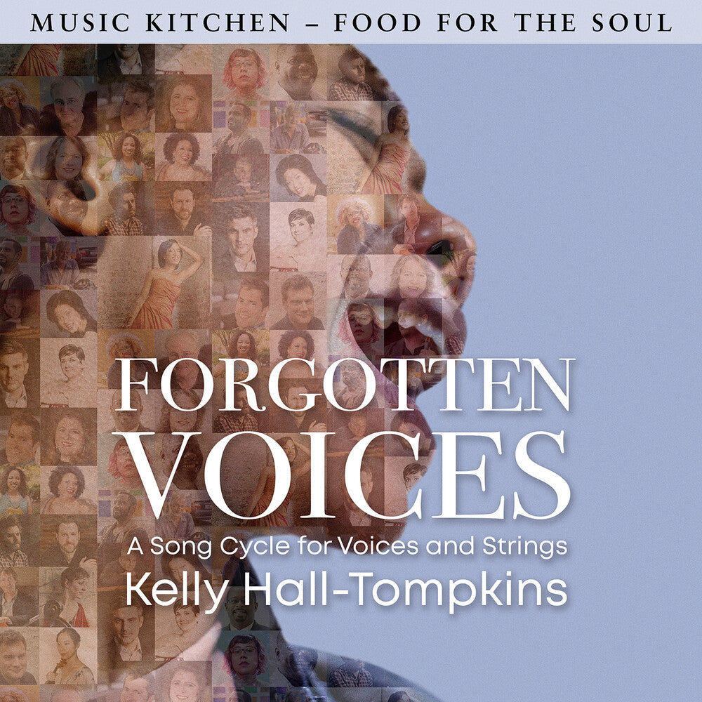 the album cover for Kelly TompkinsHall - Forgotten Voices - A Song Cycle For Voices