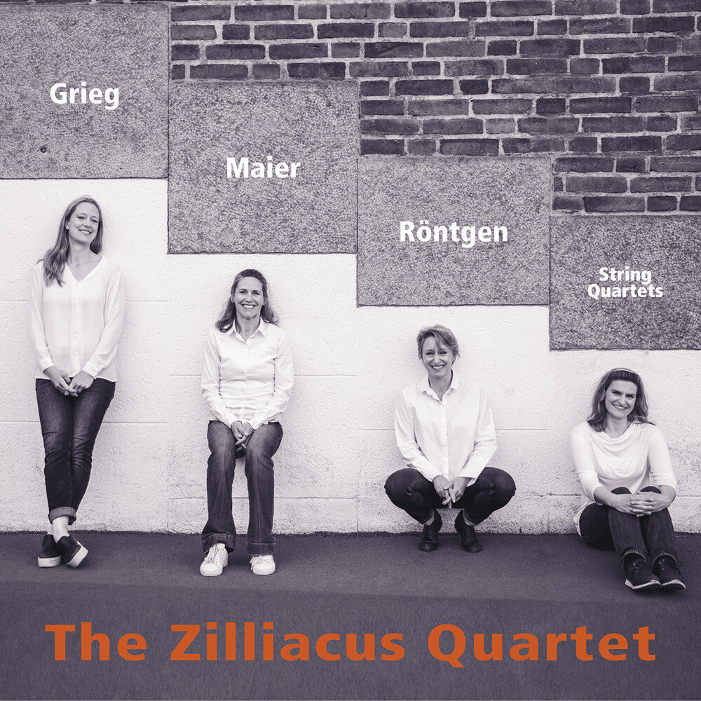 the album cover for Grieg / Maier / Zilliacus Quartet - String Quartets