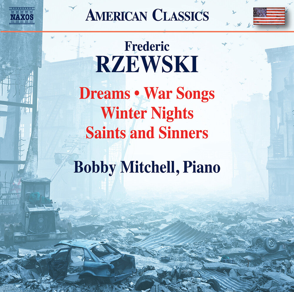 the album cover for Rzewski / Mitchell - Dreams War Songs Winter Nights Saints & Sinners