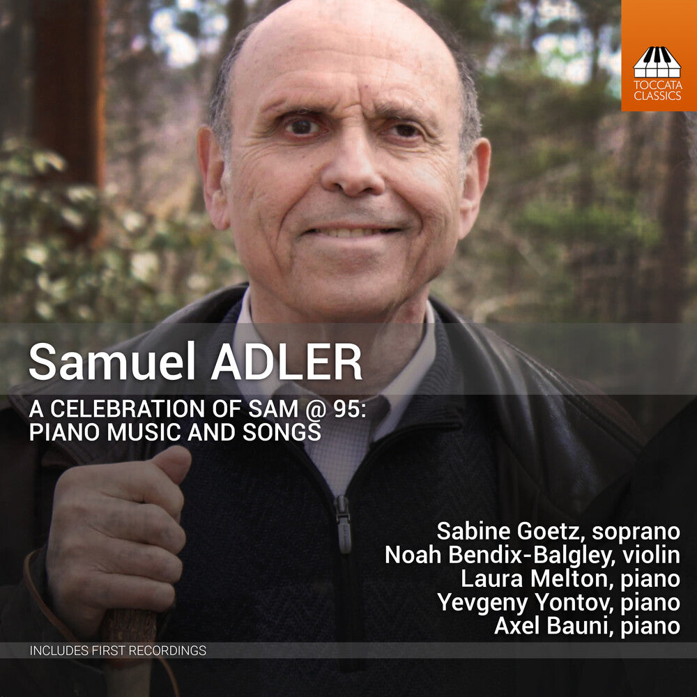 the album cover for Adler / Goetz / Melton - Celebration Of Sam At 95 - Piano Music & Songs