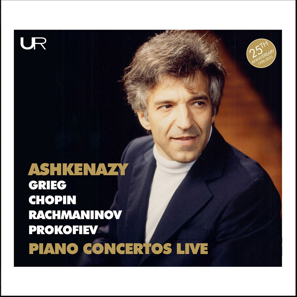 the album cover for Chopin / Grieg / Prokofiev - Piano Concertos Live