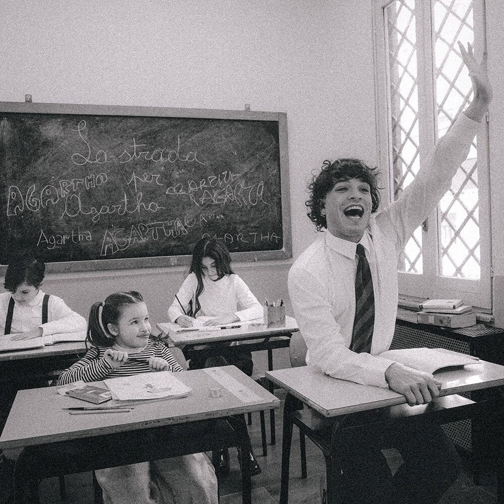 the album cover for Leo Gassmann - La Strada Per Agartha (Ita)