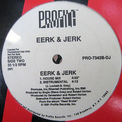Eerk & Jerk : Eerk & Jerk (12", Promo)