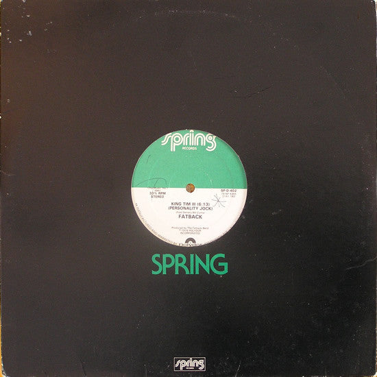 Fatback* : You're My Candy Sweet / King Tim III (Personality Jock) (12", Single, Lig)