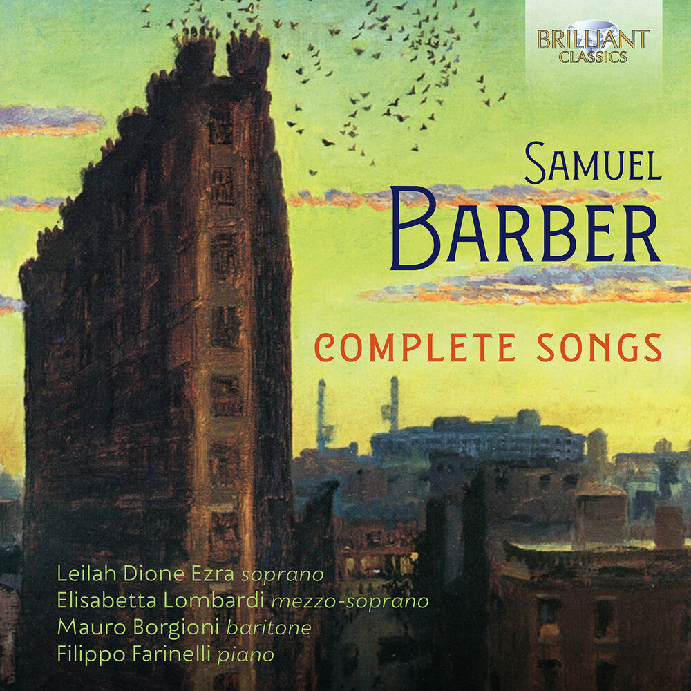 the album cover for Barber / Ezra / Lombardi - Complete Songs