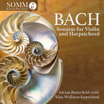 the album cover for J Bach .S. / Butterfield - Sonatas For Violin & Harpsicho