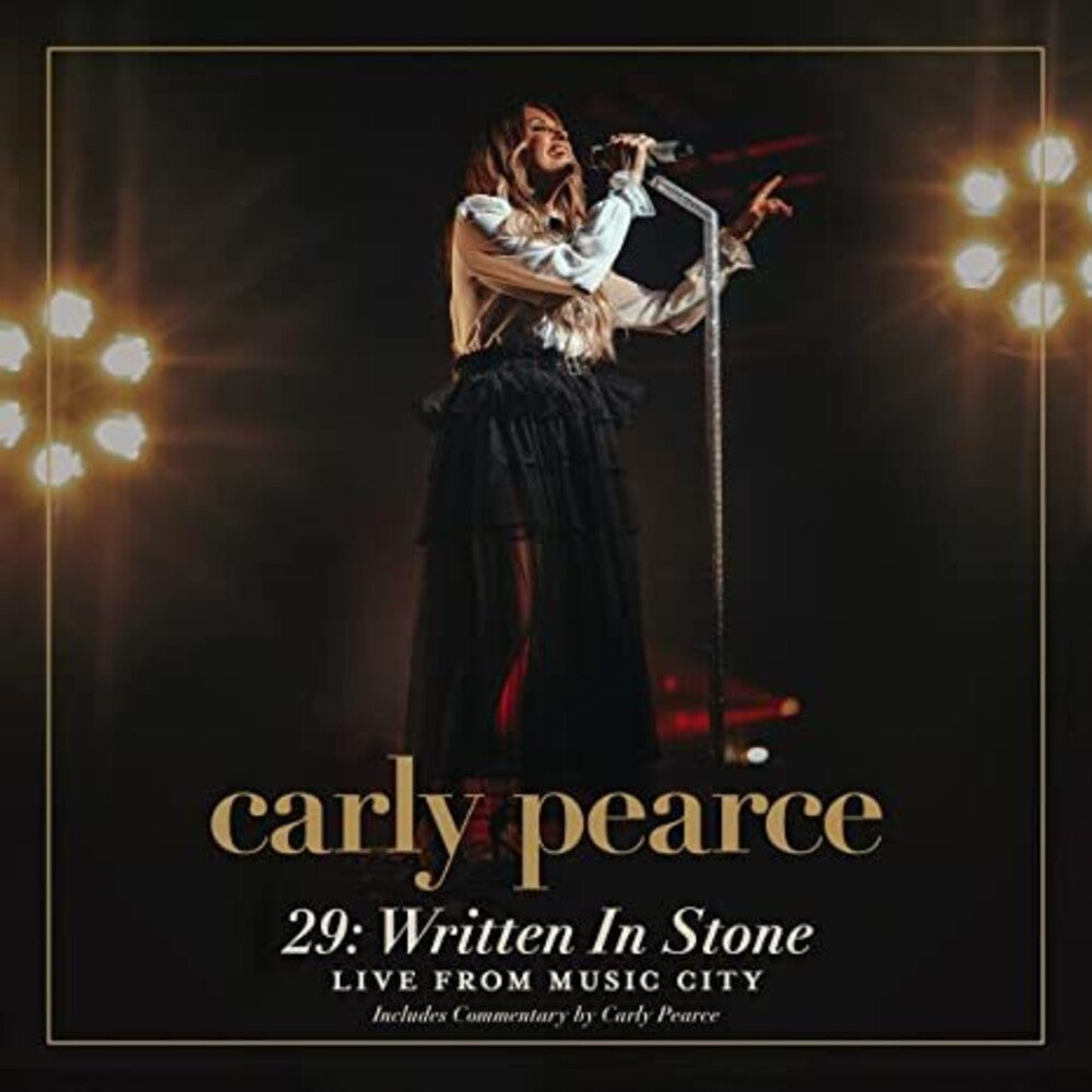 the album cover for Carly Pearce - 29: Written In Stone: Live From Music City