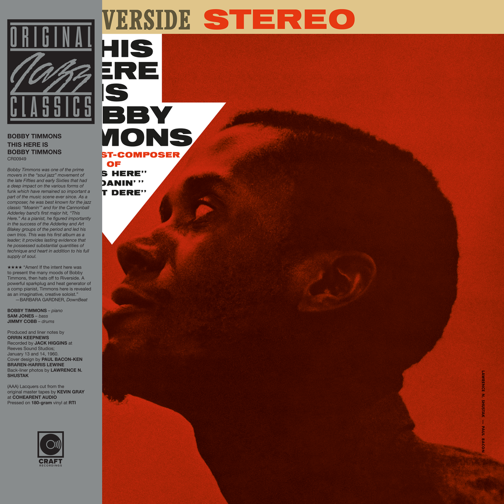 the album cover for Bobby Timmons - This Here Is Bobby Timmons (Original Jazz Classics Series)