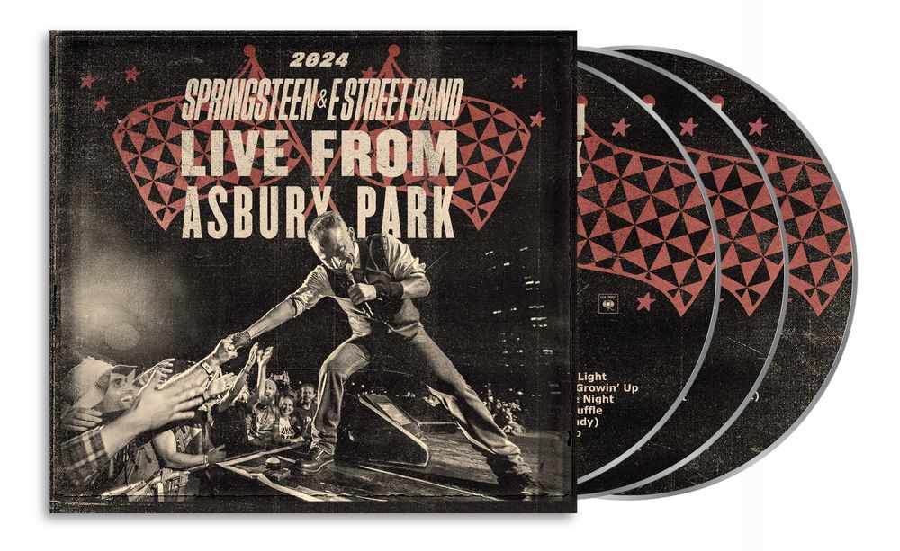 the album cover for Bruce Springsteen& The E Street Band - Live From Asbury Park 2024