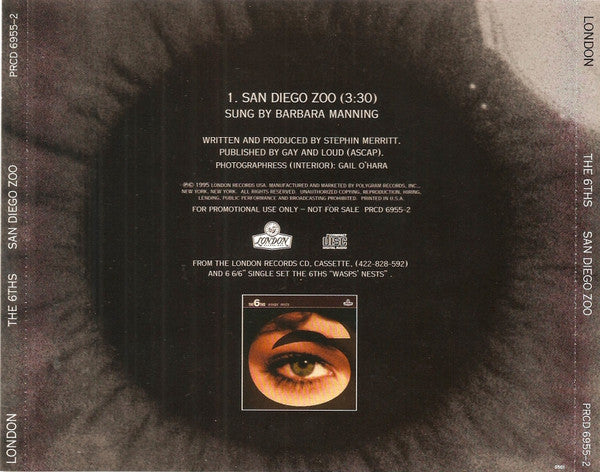 The 6ths : San Diego Zoo (CD, Single, Promo)