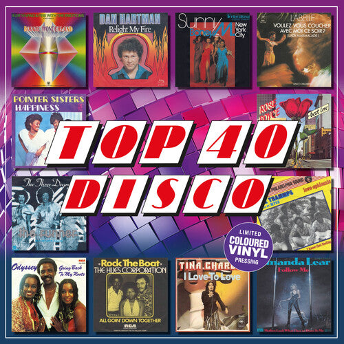 Various Artists - Top 40 Disco / Various - 140-Gram Colored Vinyl (Vinyl)