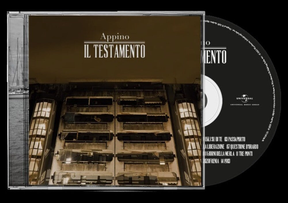 the album cover for Appino - Il Testamento (Ita)
