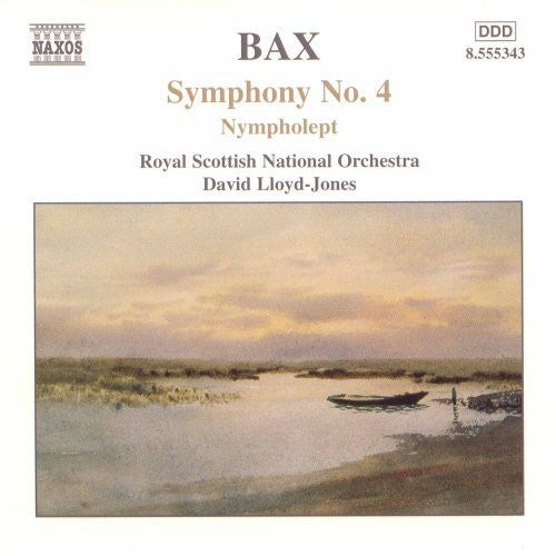 the album cover for David Lloyd-Jones - Symphony 4 / Overture / Nympholept