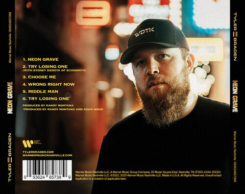 Tyler Braden - EP Neon Grave (CD)