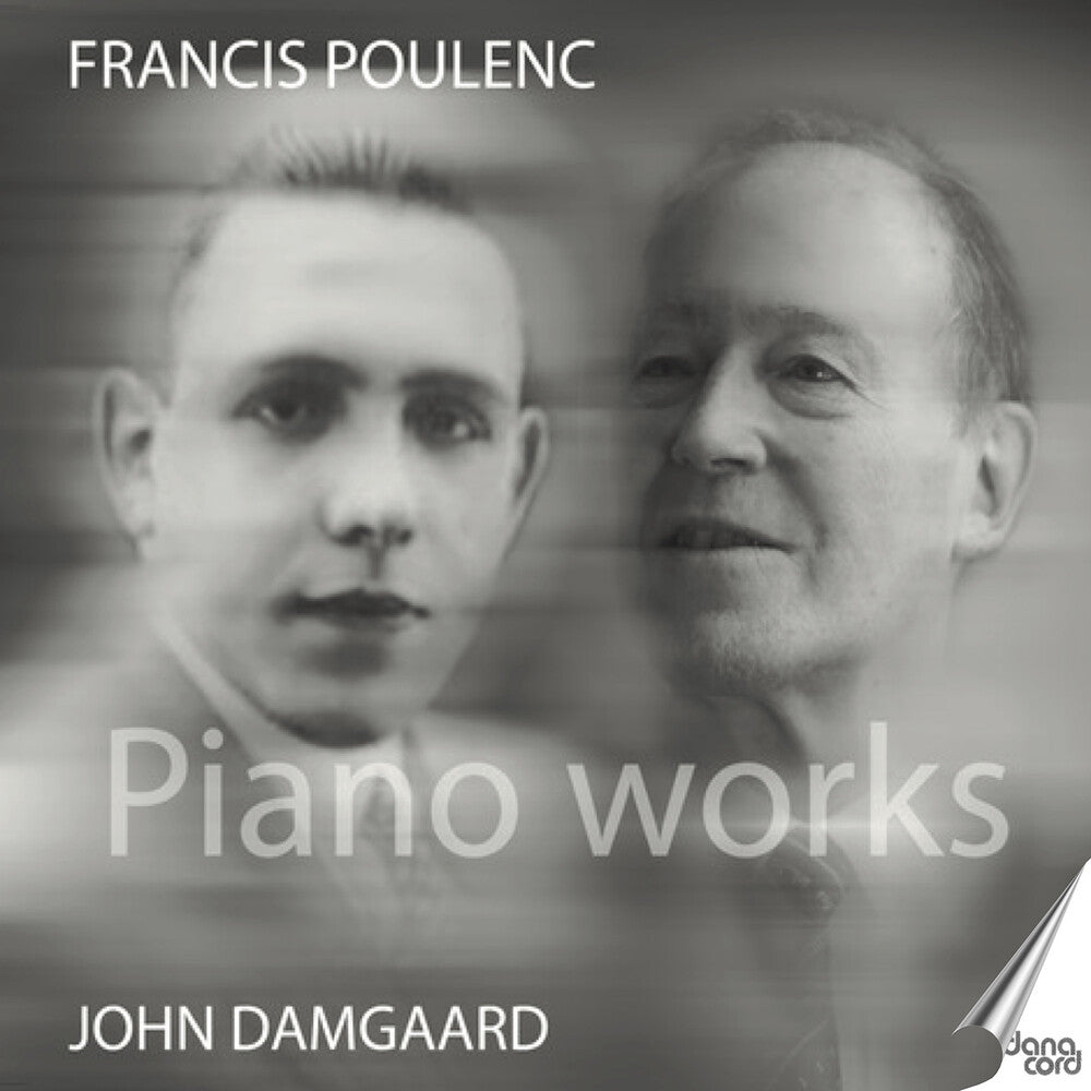 the album cover for Poulenc / Damgaard - Piano Works