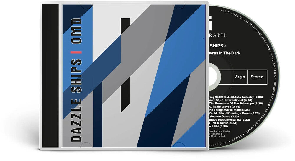 the album cover for Orchestral Manoeuvres in the Dark (O.M.D.) - Dazzle Ships: 40th Anniversary (Uk)