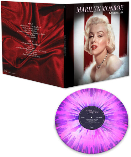 Marilyn Monroe - Greatest Hits - Pink/purple Splatter (Vinyl)