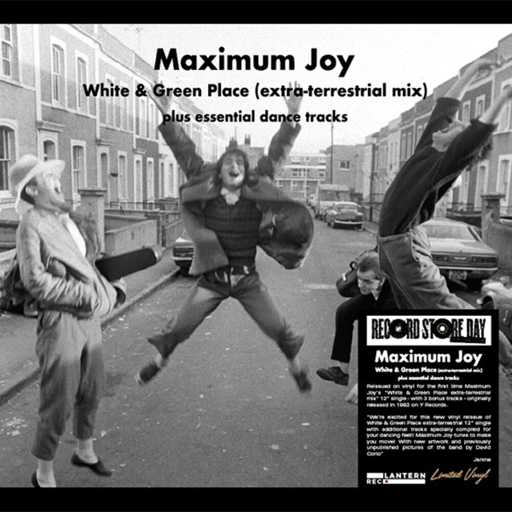 the album cover for Maximum Joy - White & Green Place (Extra-Terrestrial Mix) (Blk)