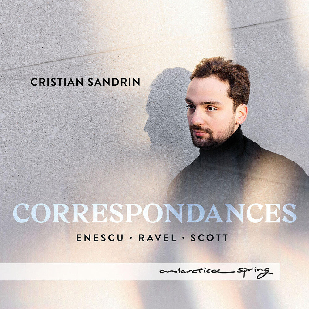 the album cover for Enescu / Ravel / Scott - Correspondances