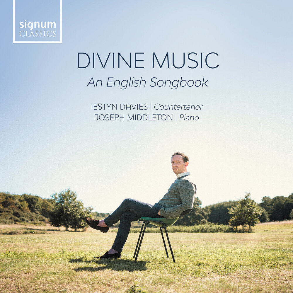 the album cover for Ades / Butterworth / Davies - Divine Music - An English Songbook