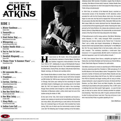 Chet Atkins - Lo mejor de Chet Atkins - Vinilo de 180 g
