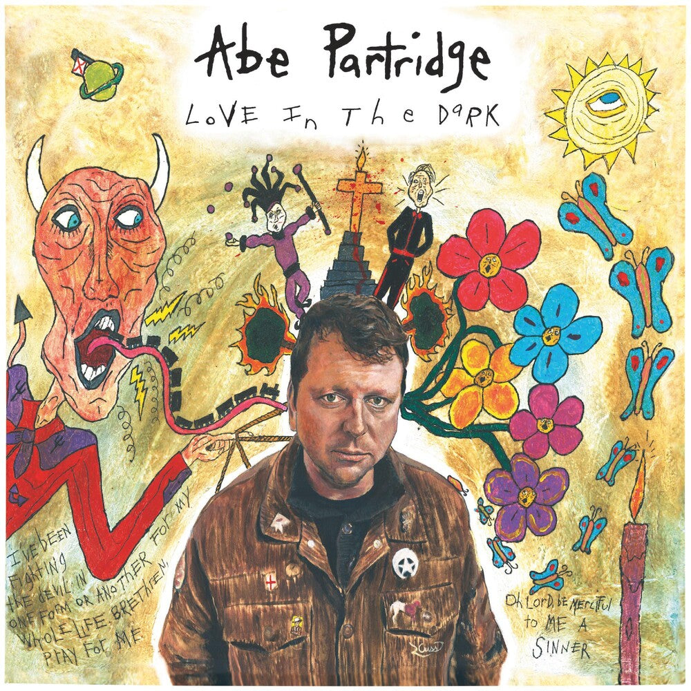 the album cover for Abe Partridge - Love In The Dark