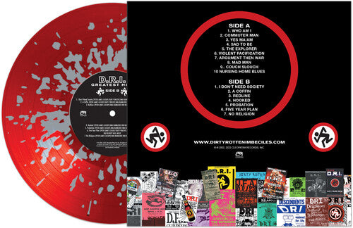 D.R.I. - Greatest Hits - Red/silver Splatter (Vinyl)