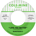 the album cover for Monophonics & Kelly Finnigan - Love You Better / Shape Of My Teardrops