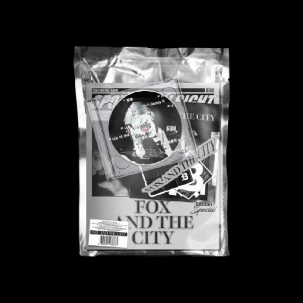 the album cover for Bloo - Fox And The City - incl. 48pg Photobook, Sticker Pack, 3 Postcards, Photo Booth + Poster