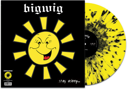 Bigwig - Stay Asleep - Yellow/black Splatter (Vinyl)