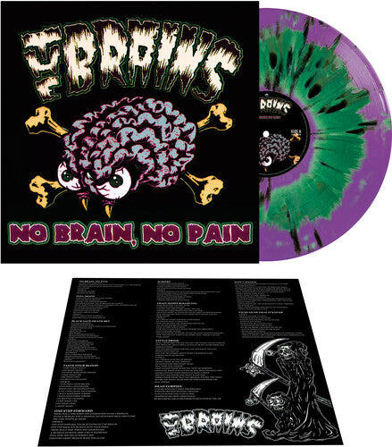 ザ・ブレインズ - No Brain No Pain - グリーン/パープル・ヘイズ・スプラッター(ビニール盤)