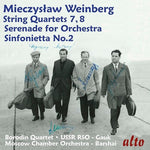 Cuarteto Borodin - Mieczyslaw Weinberg: Cuartetos de cuerda núms. 7 y 8, serenata op. 47/4 (CD)