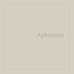 Graham Lambkin - Aforismos (CD)