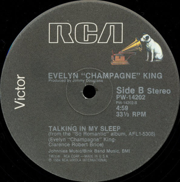 Evelyn "Champagne" King* : Your Personal Touch (LP And Dance Version) B/W Talking In My Sleep (12", Ind)