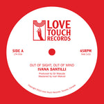 the album cover for Ivana Santilli - Out Of Sight, Out Of Mind B/W Air Of Love