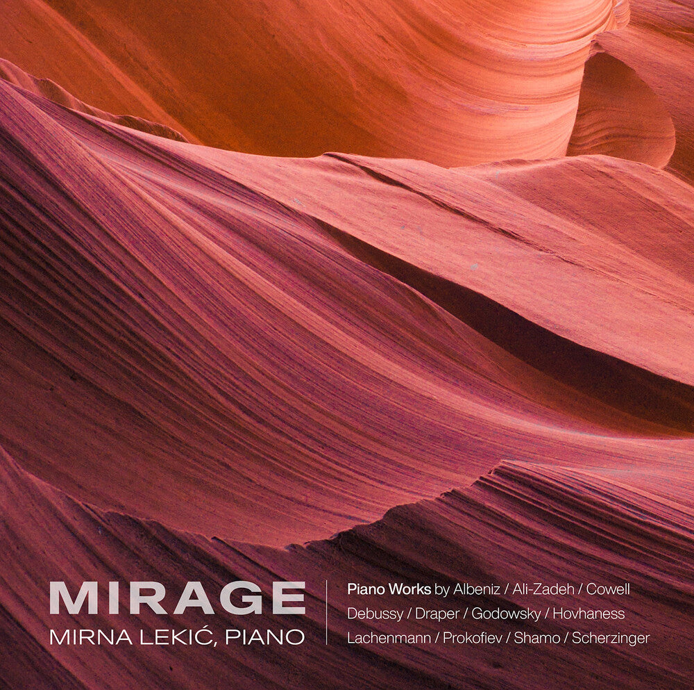 the album cover for Albeniz / Cowell / Debussy - Mirage