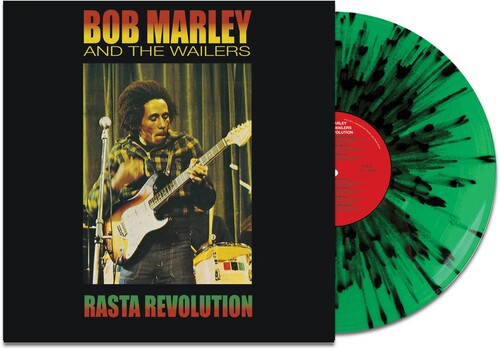 Bob Marley - Rasta Revolution - Salpicaduras verdes y negras (Vinilo)