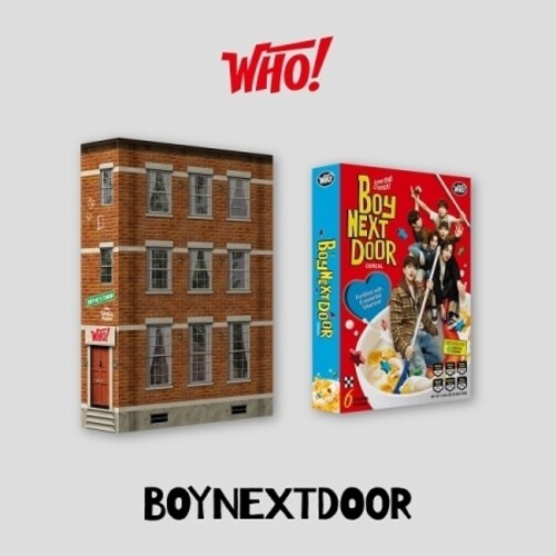 Boynextdoor - ¡Quién! - Portada aleatoria - Incluye fotolibro de 80 páginas, dos tarjetas fotográficas, postal, póster y más (CD)