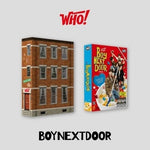 Boynextdoor - ¡Quién! - Portada aleatoria - Incluye fotolibro de 80 páginas, dos tarjetas fotográficas, postal, póster y más (CD)