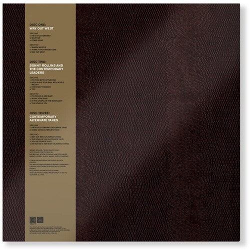 ソニー・ロリンズ - ゴー・ウェスト!:コンテンポラリー・レコード・アルバム(ビニール盤)