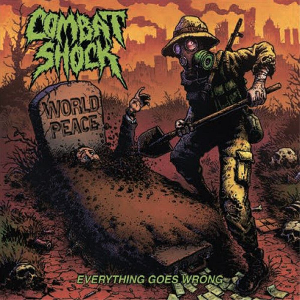the album cover for Combat Shock - Everything Goes Wrong