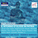 the album cover for Monteverdi / Lisi / Dozio / Mugnai - Il Ritorno Di Ulisse In Patria