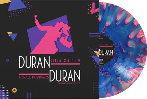 Duran Duran - Girls On Film - Demos completas de 1979 - Azul con puntos rosas (Vinilo)