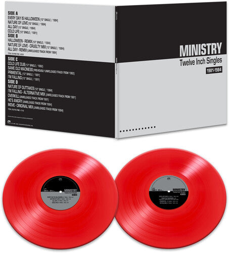 Ministry - 12インチシングル 1981-1984 - レッド (ビニールレコード)