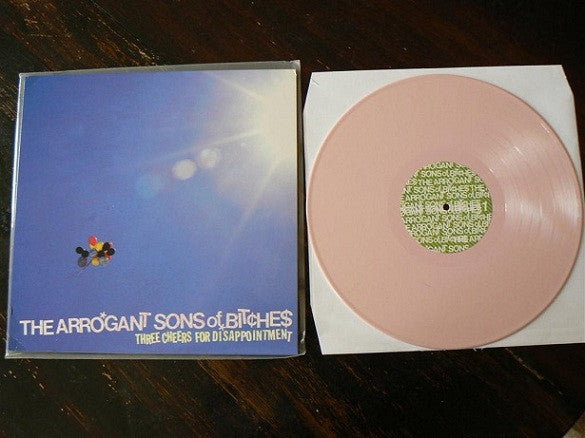 The Arrogant Sons Of Bitches : Three Cheers For Disappointment (LP, Album, Pin)